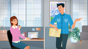 Self Photos / Files - Travel agent animation