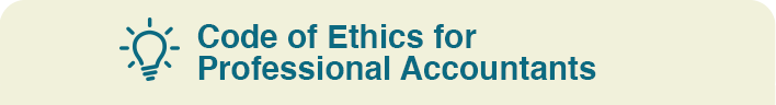 Code of Ethics or 
Professional Accountants